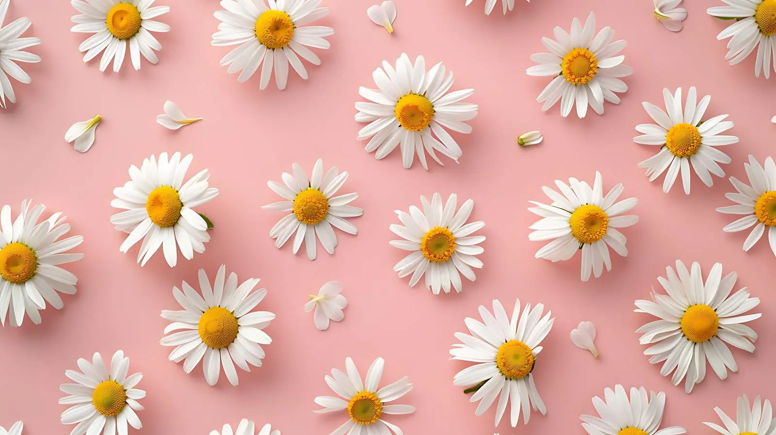 Elegant Chamomile Daisies Floral Pattern — free download from Dotvec