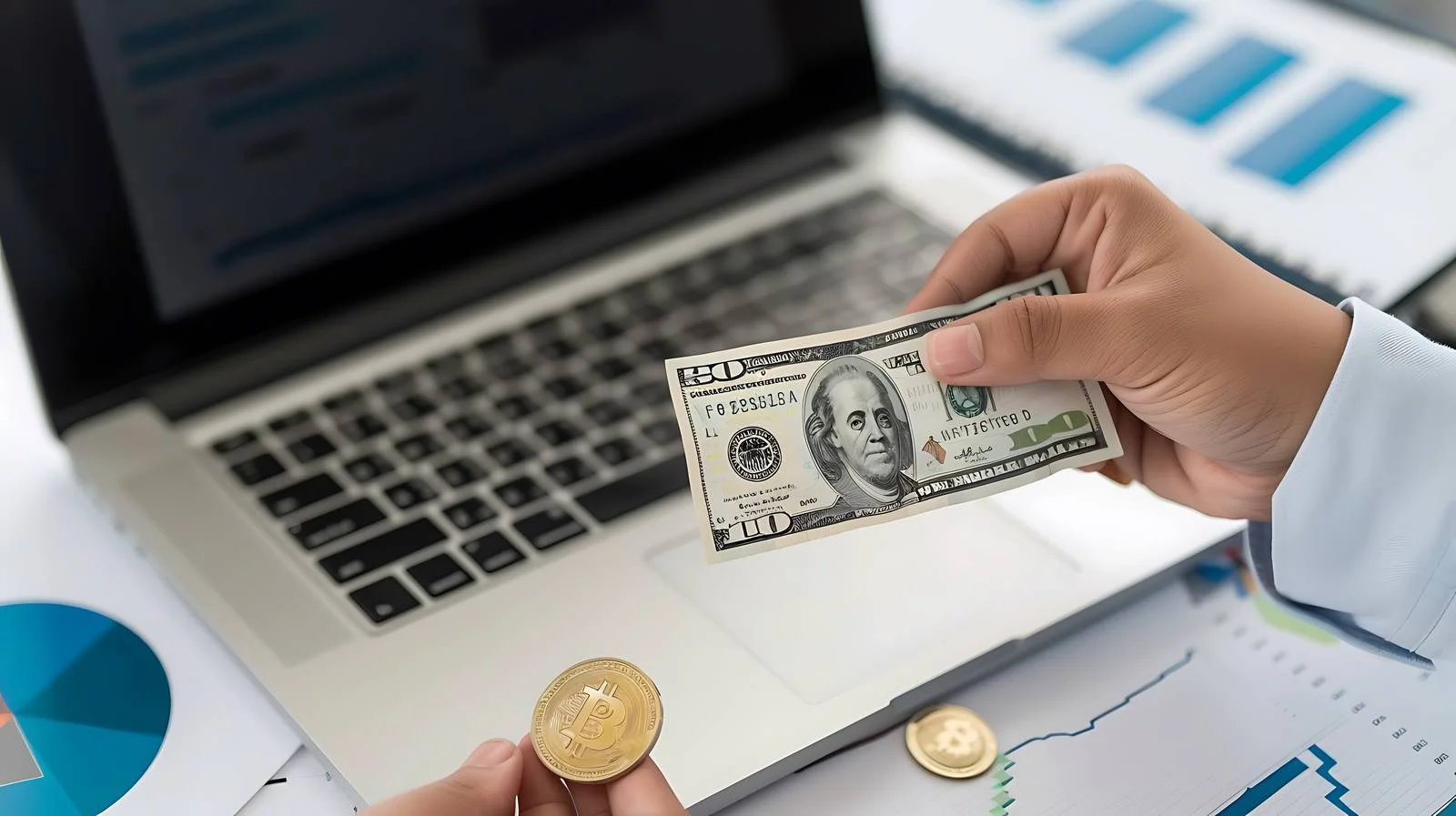 Business Transaction Gesture – free cheque image from Dotvec