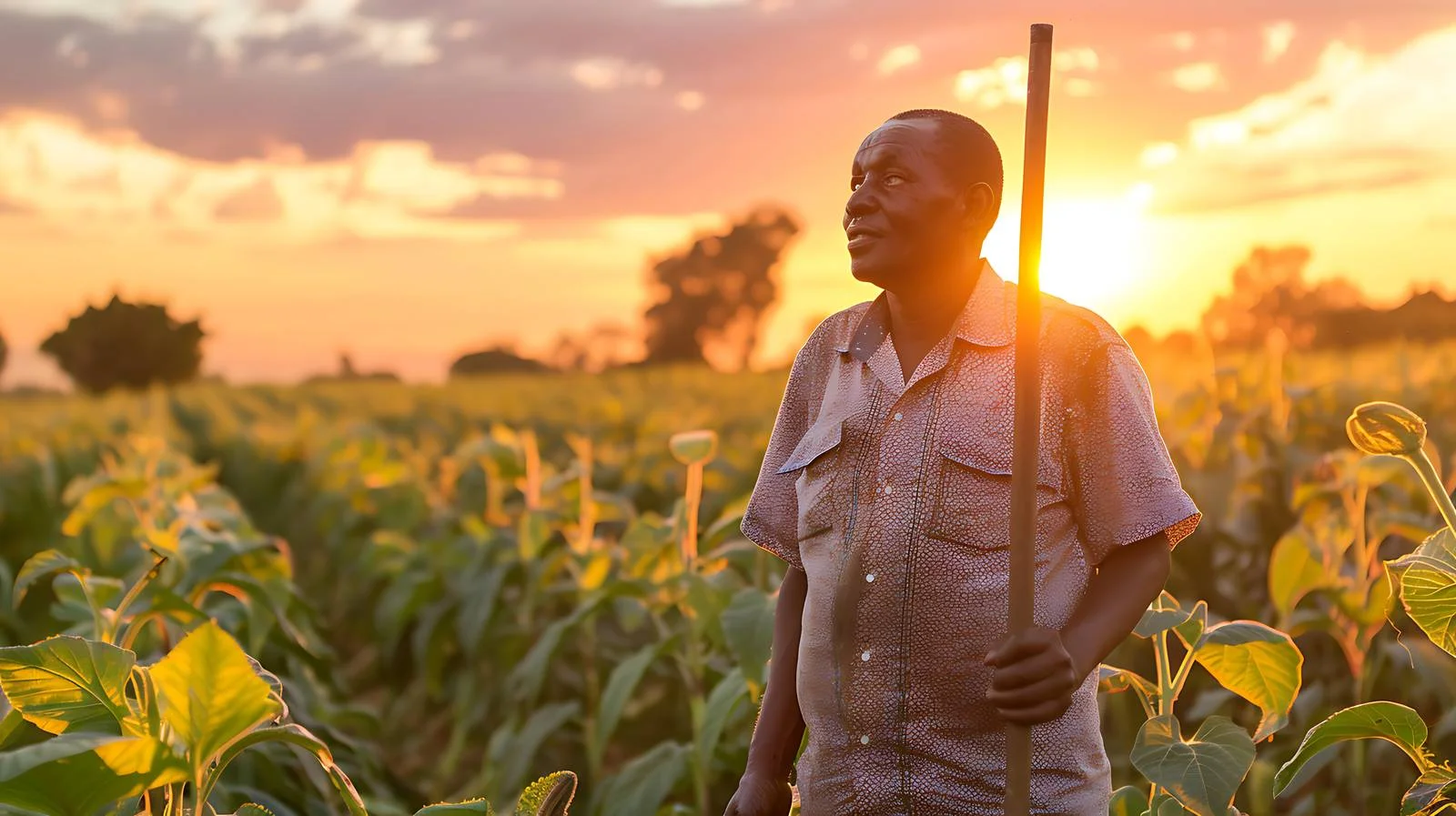 Cassava Farmer Hoe Field Agriculture — free download from Dotvec