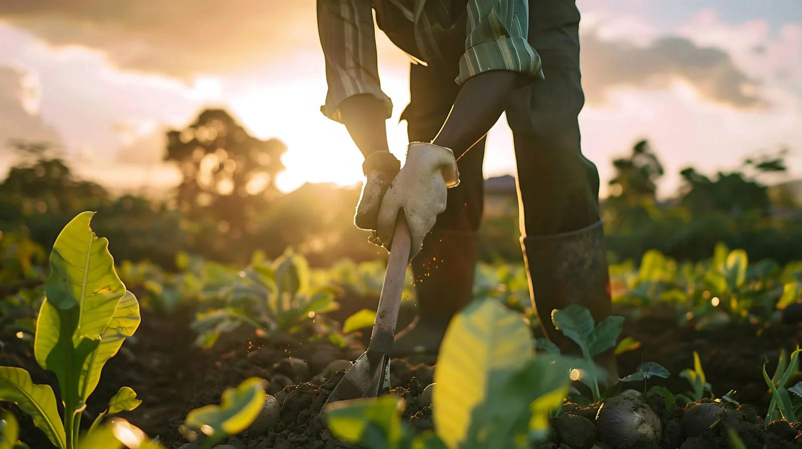 Cassava Farmer Attiring for Harvesting — free download from Dotvec
