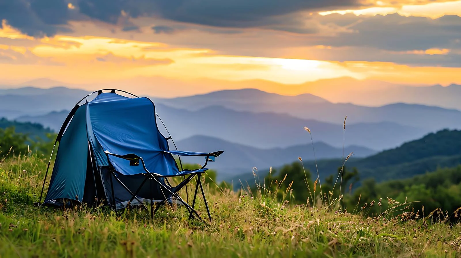 Tranquil Outdoor Scene with Tent — free download from Dotvec