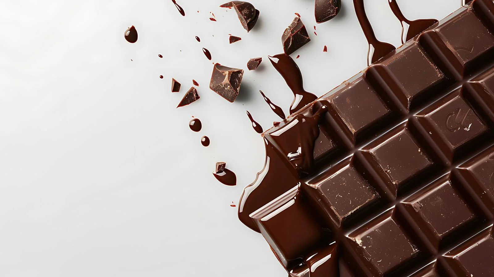 Gourmet Dark Chocolate Bar with Dripping Indulgence — free download from Dotvec