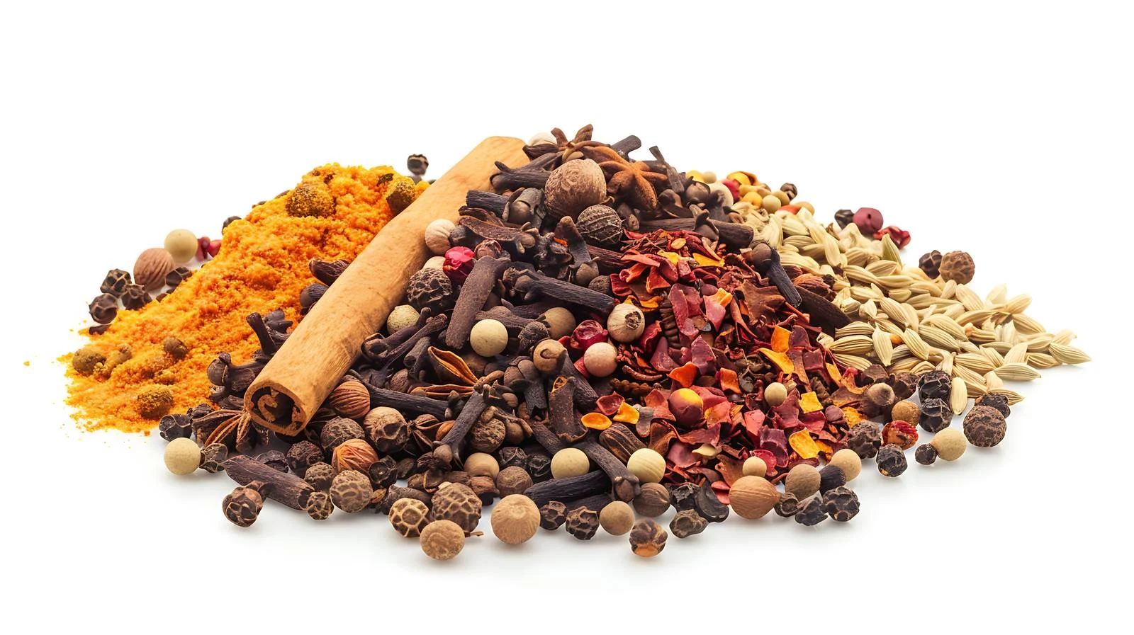 Exquisite Octagon Spices on White Background — free download from Dotvec