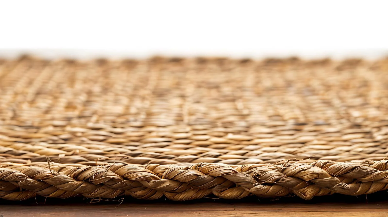 Wicker Mat on Wooden Table Close-up — free download from Dotvec