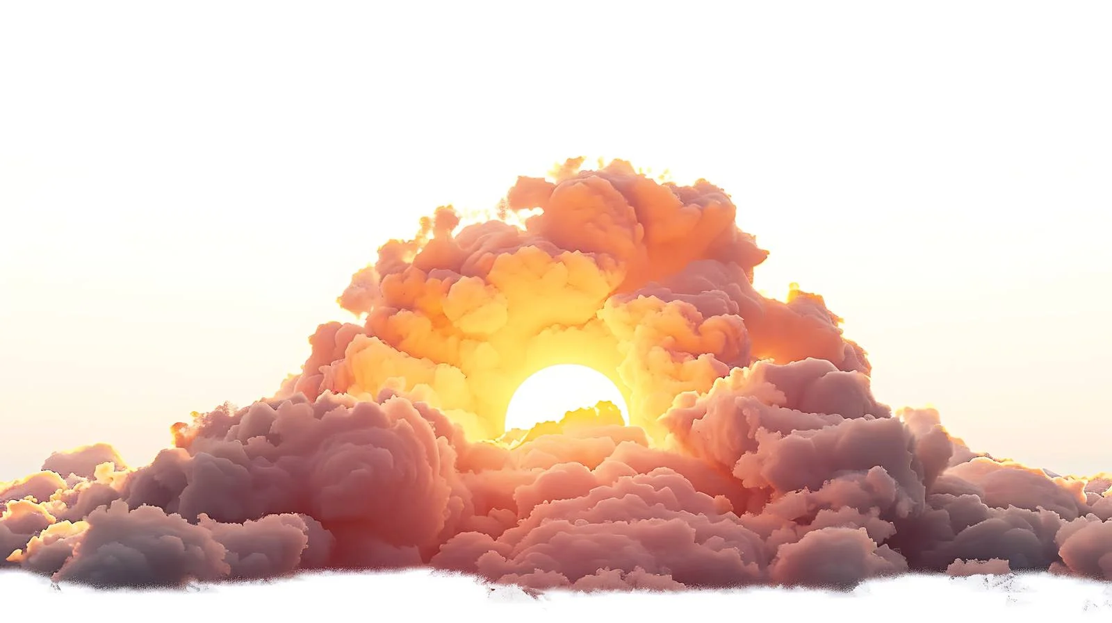 Sunset sky casting light on evening cloud — free download from Dotvec