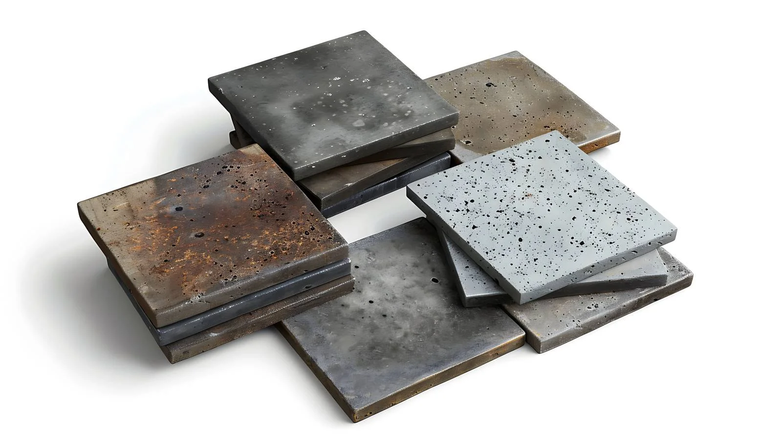 Arranged Concrete Tile Collection — free download from Dotvec