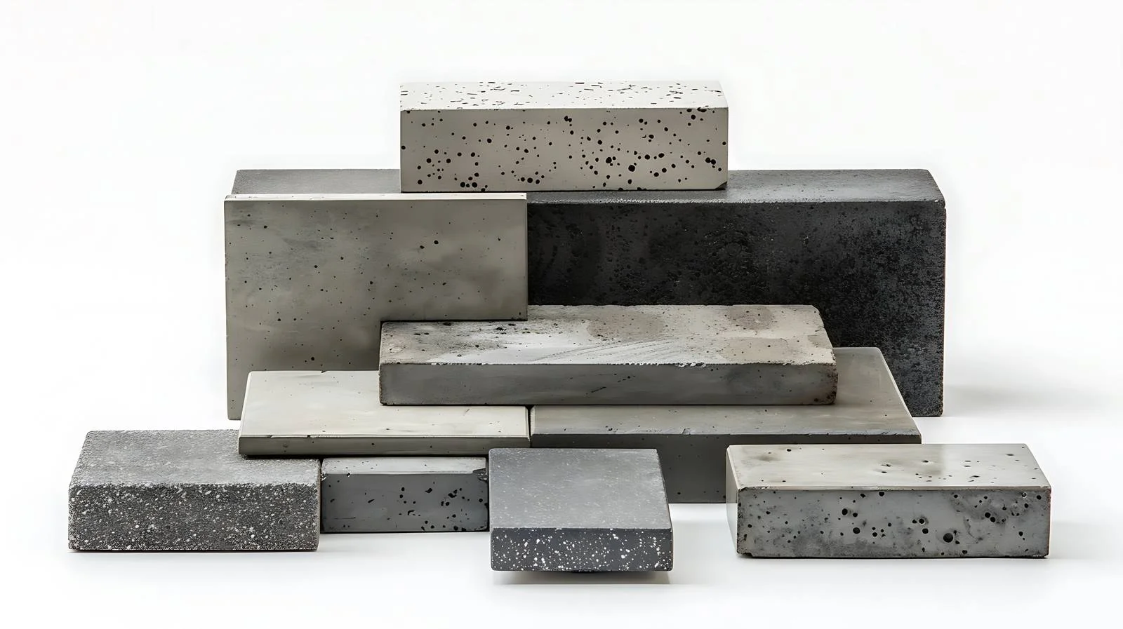 Arranged Concrete Tile Display — free download from Dotvec