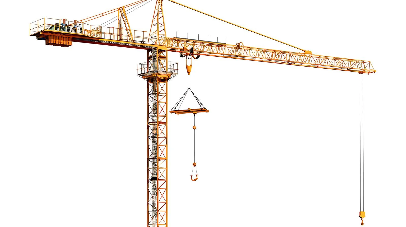 High-Rise Construction Site with Towering Crane — free download from Dotvec