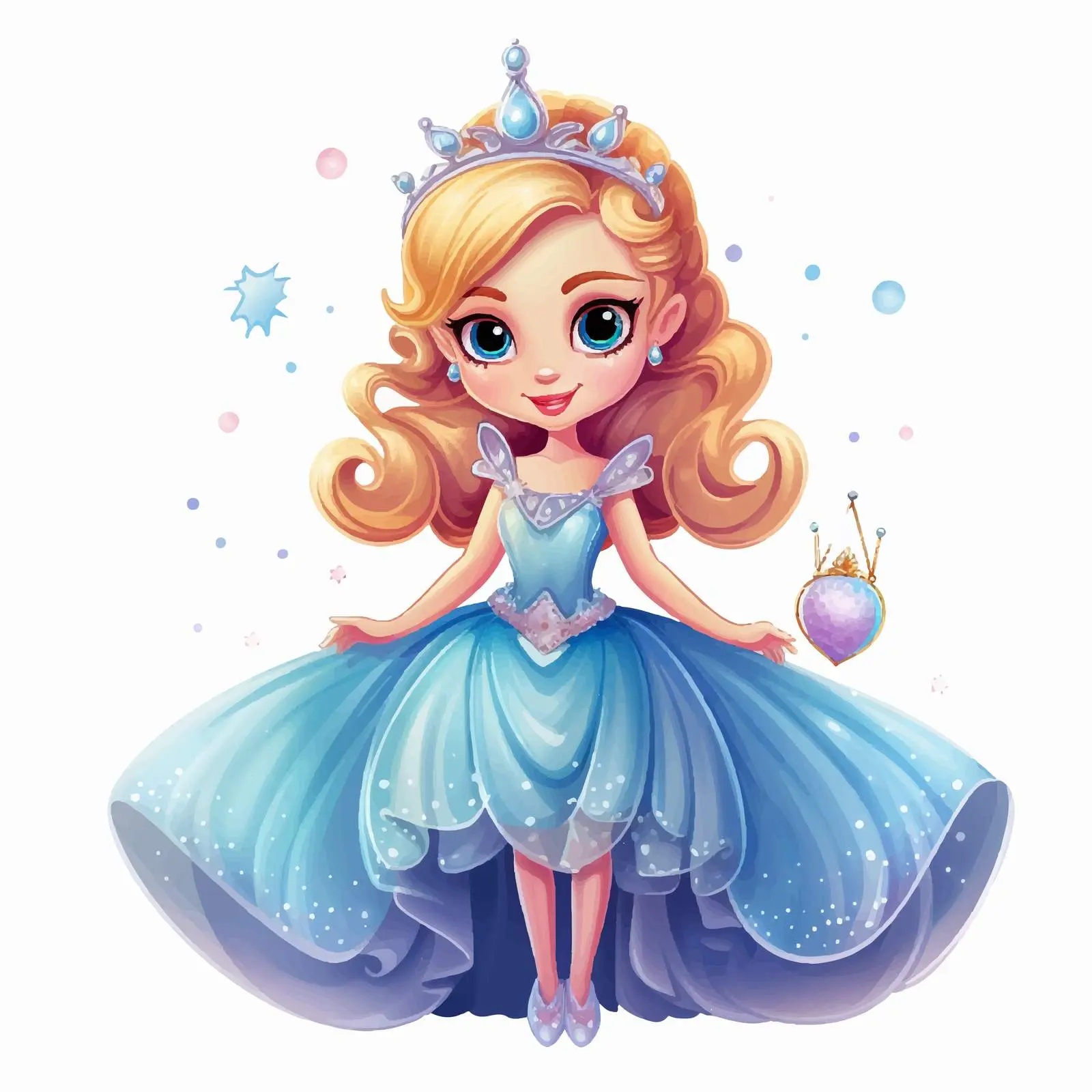 Cute Fairy Princess for Magical Party Vector — free download from Dotvec