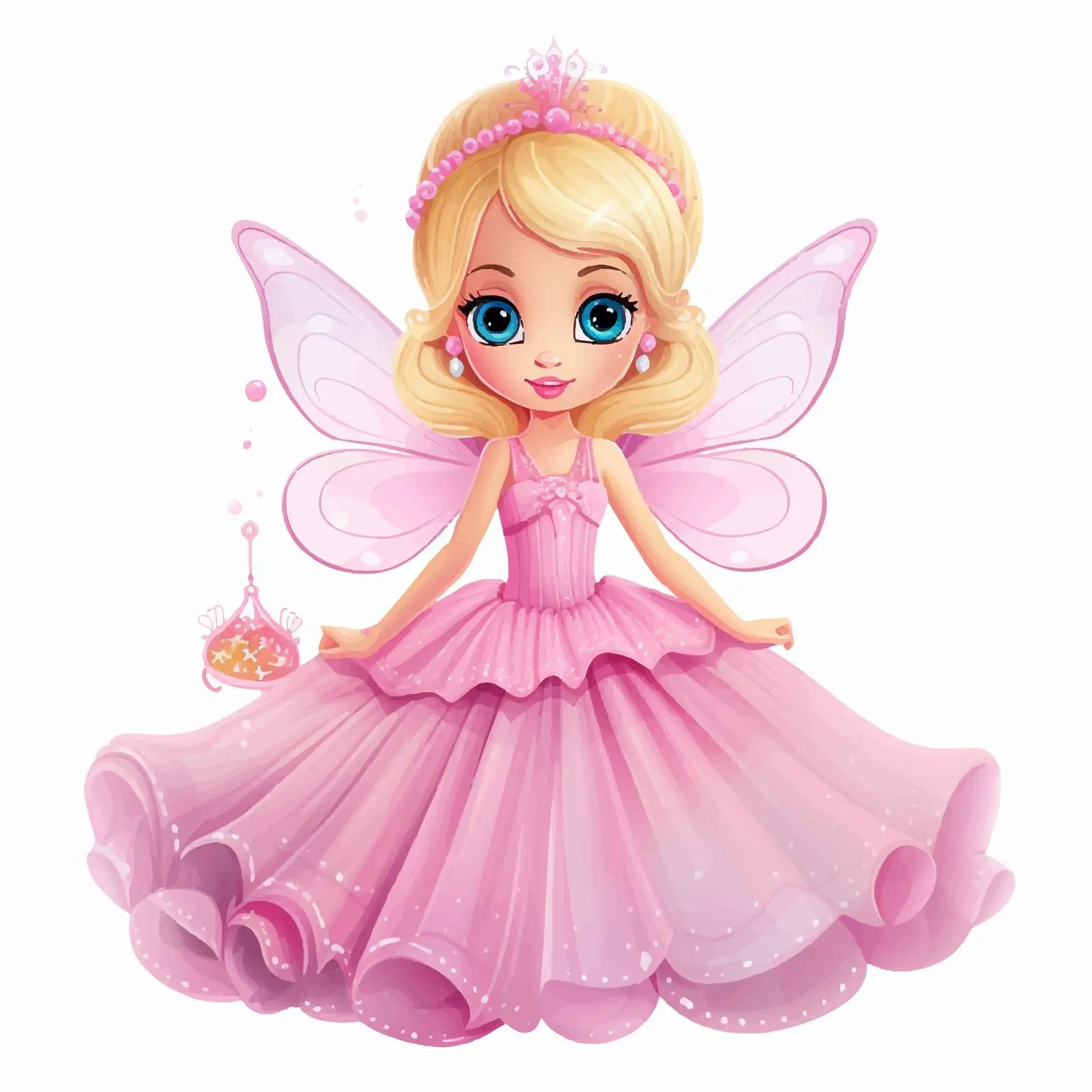 Cute Fairy Princess for Magical Party free images image from Dotvec