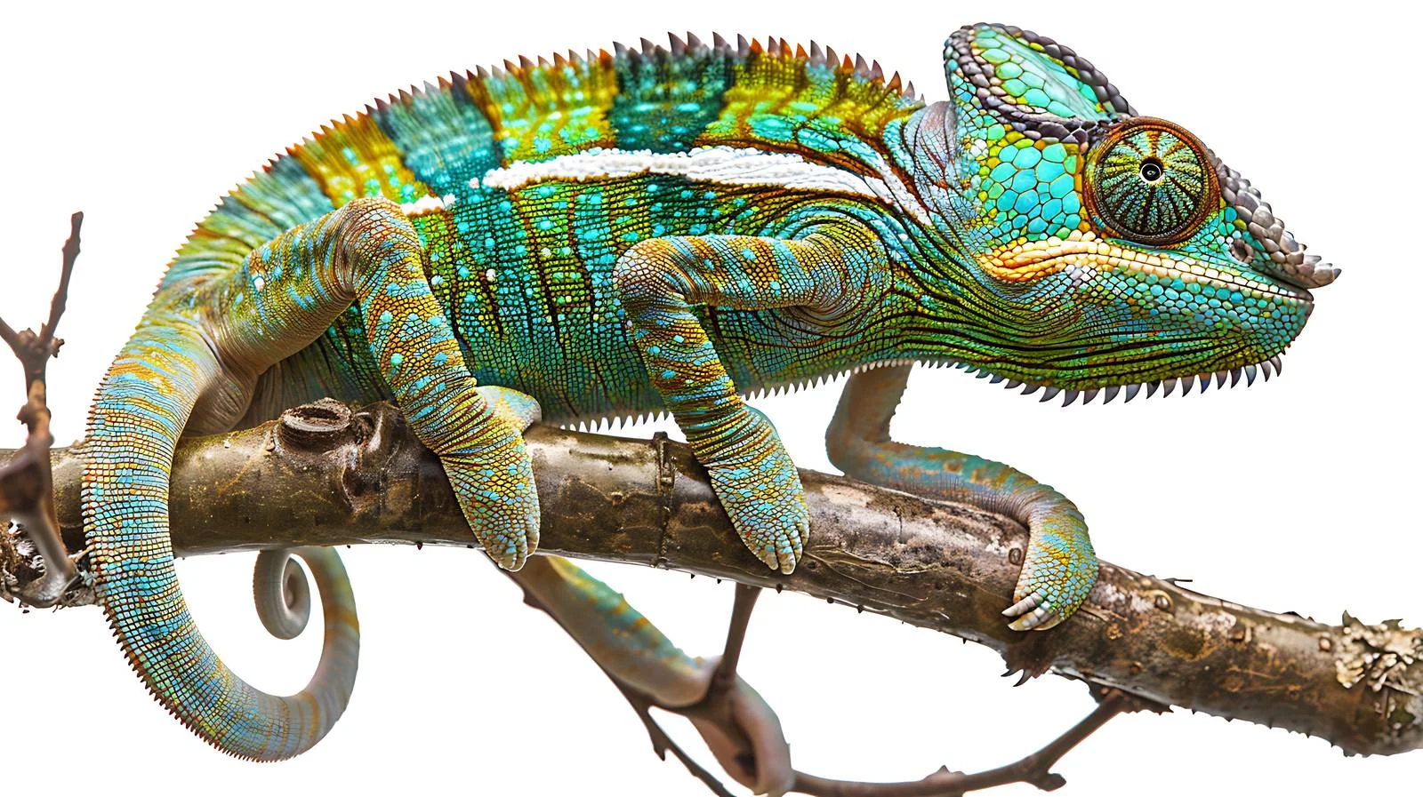 Exquisite Chameleon in Native Habitat — free download from Dotvec