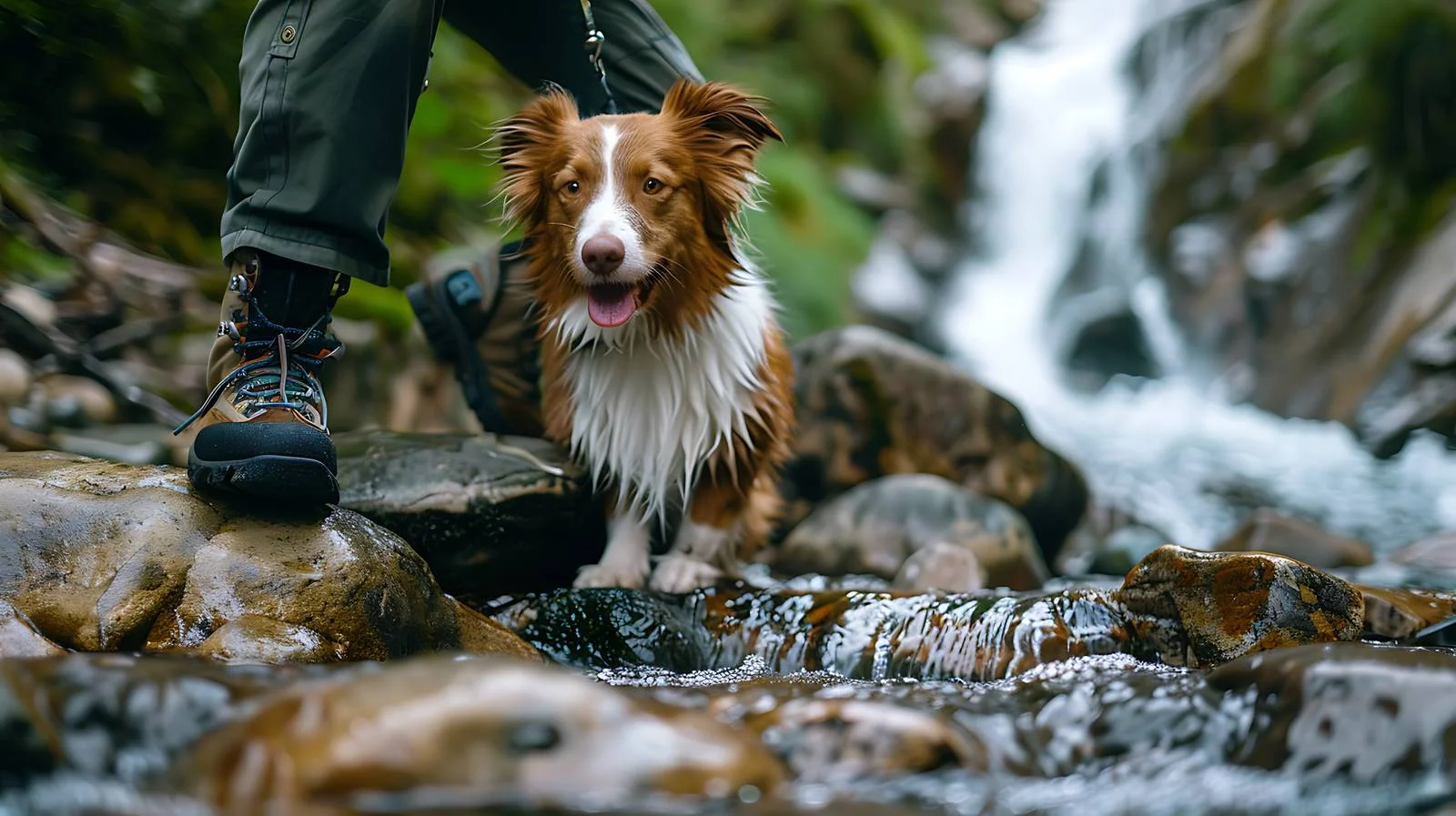 Eager Dog Hiking Adventure — free download from Dotvec