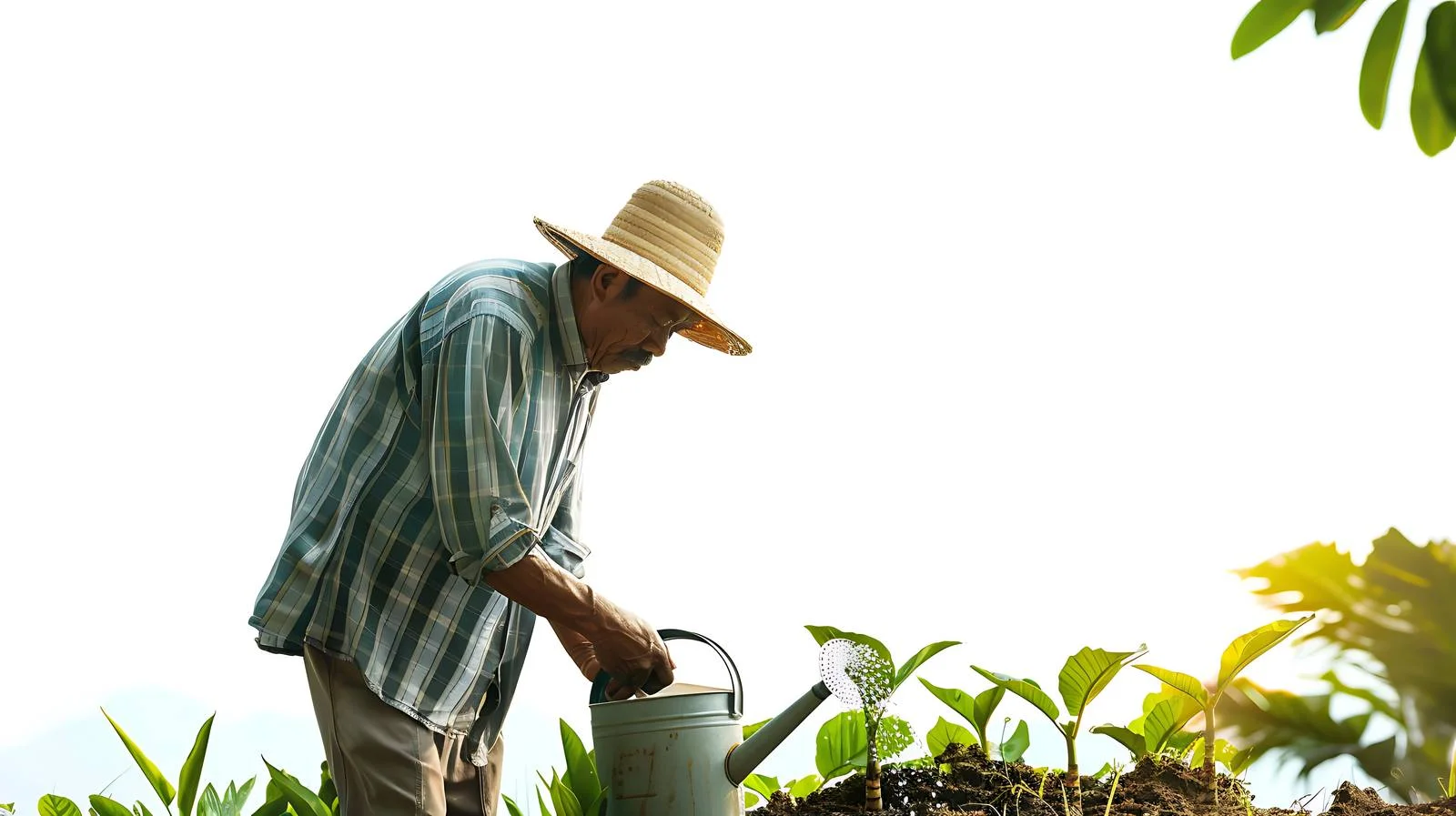 Farming Galangal Watering Process — free download from Dotvec