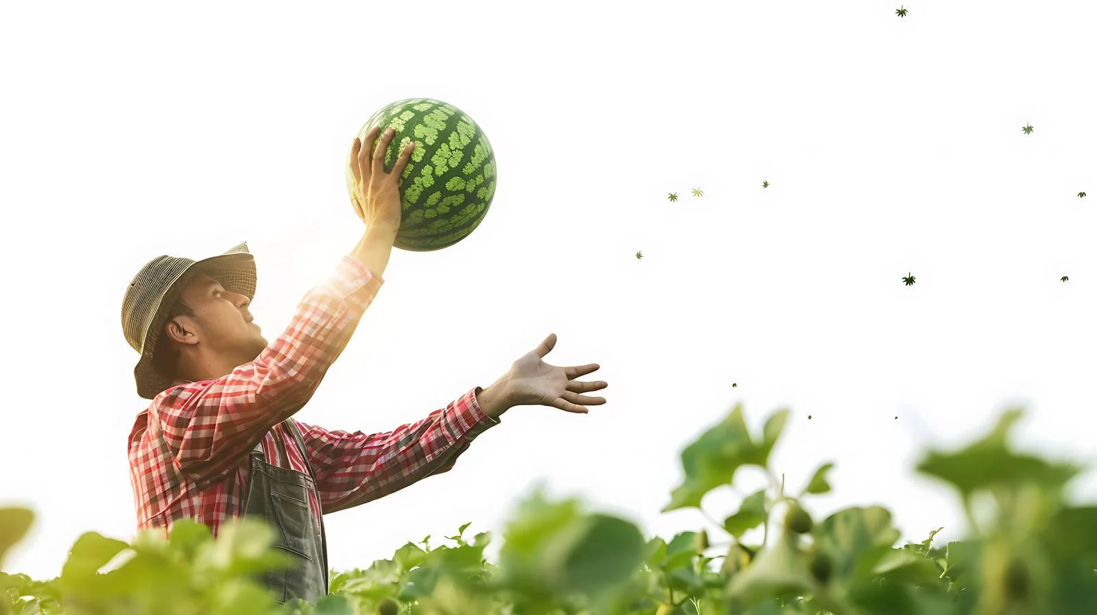 Harvesting Watermelon in Farm Field — free download from Dotvec