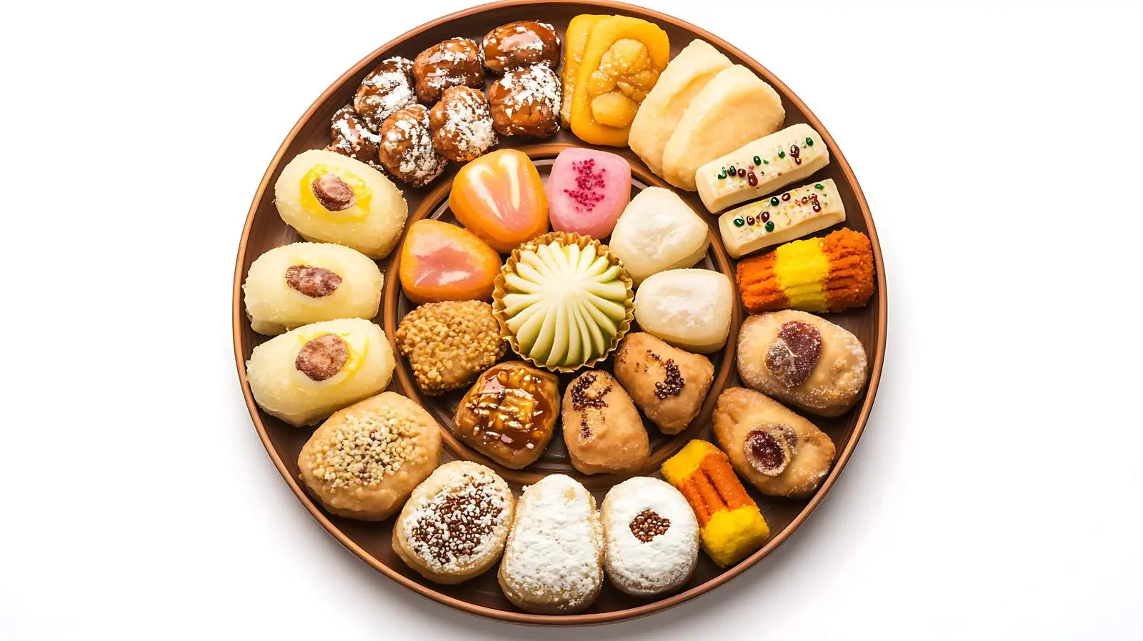 Diwali Sweets Plate — free download from Dotvec