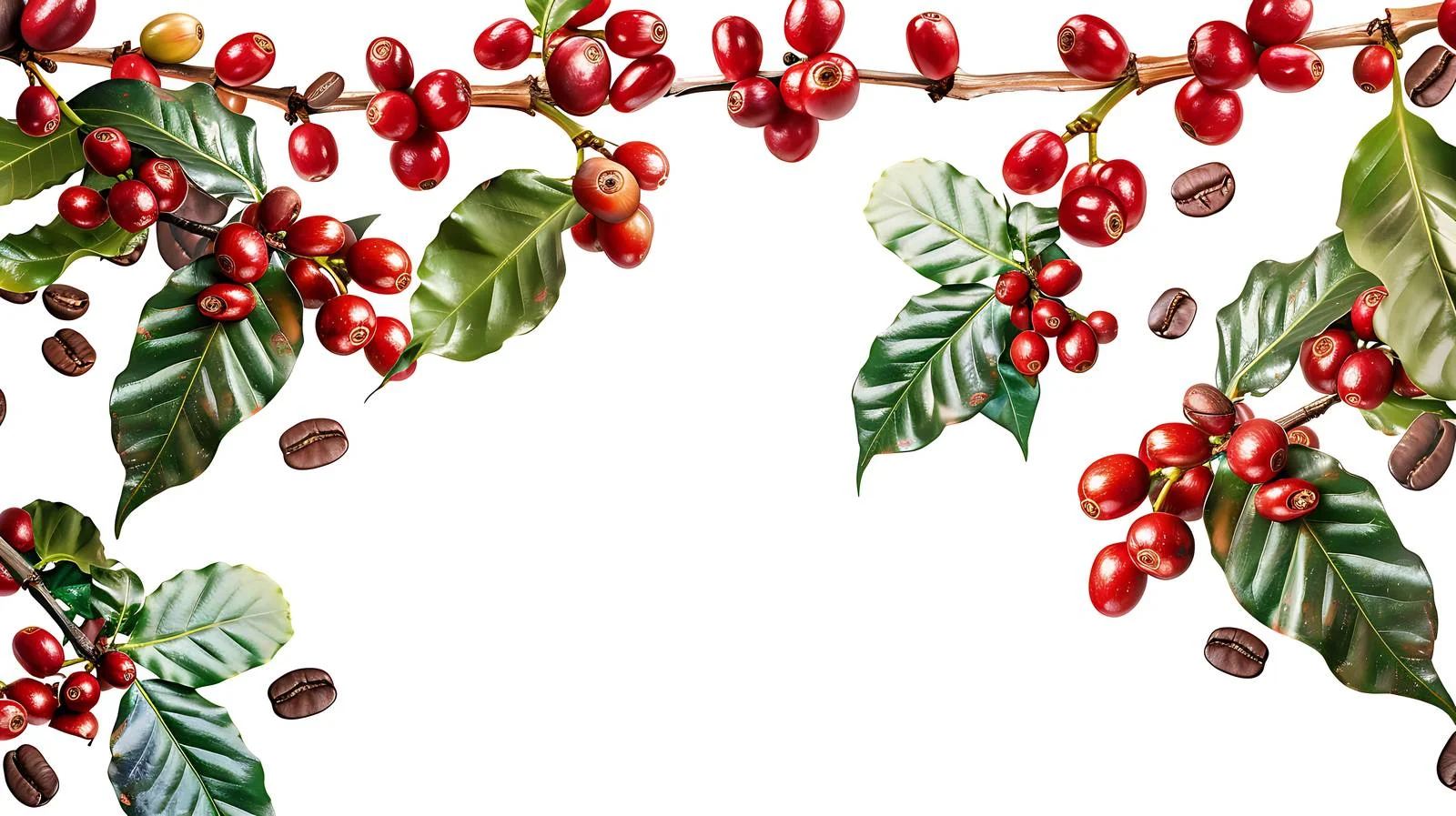 Coffee plant with natural backdrop — free download from Dotvec