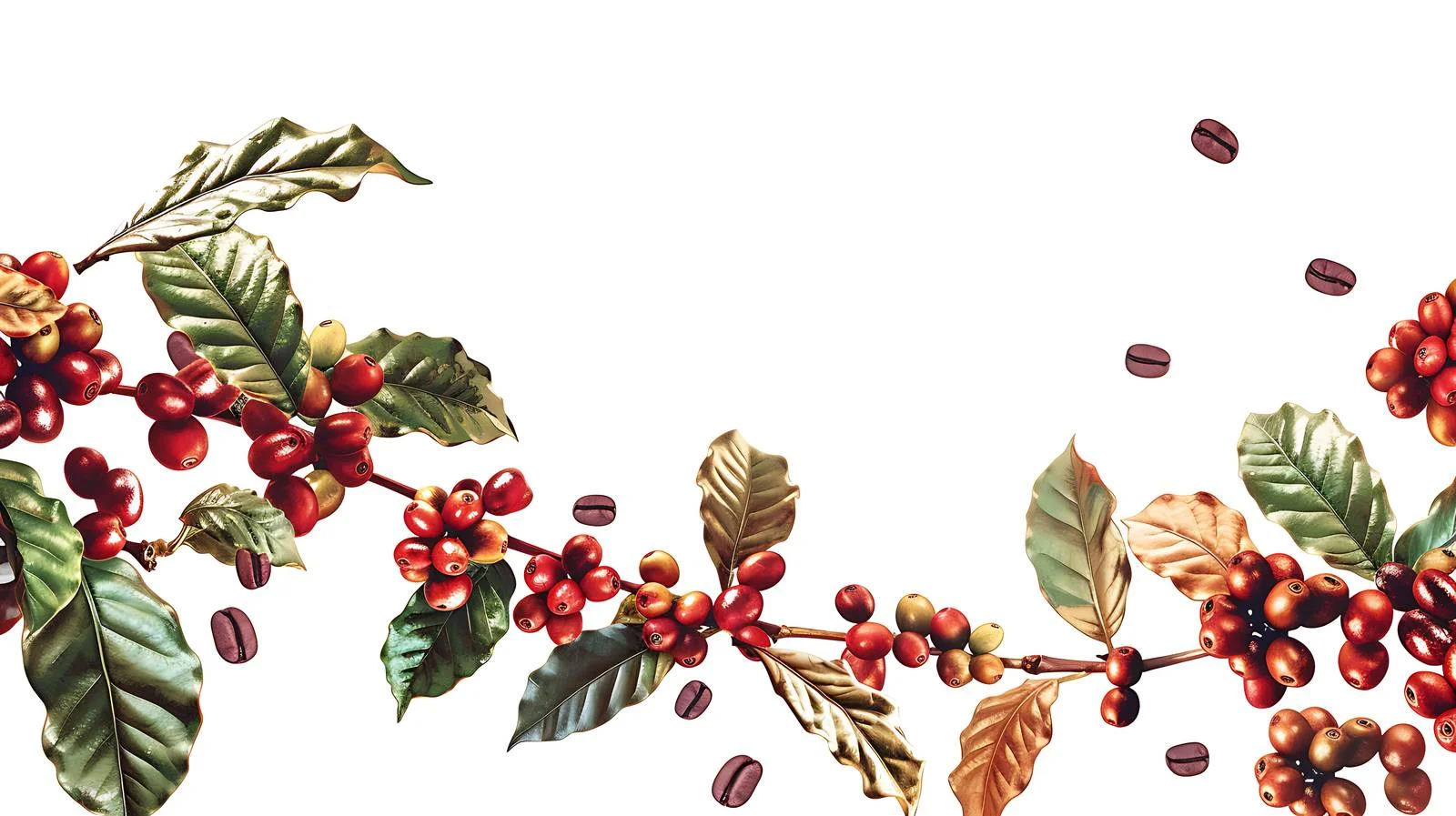 Lush Coffee Plant Against Soft Background — free download from Dotvec