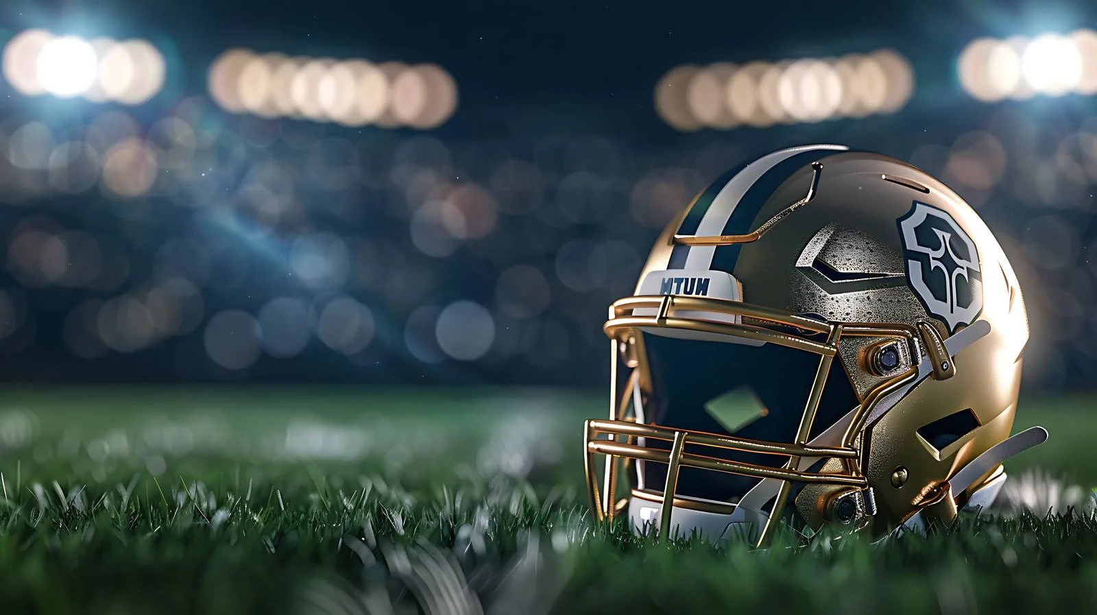 Professional football gear on grass field — free download from Dotvec