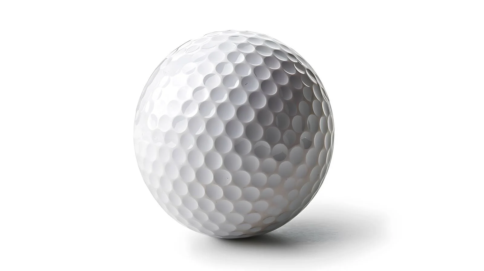 Single Golf Ball on White Background — free download from Dotvec