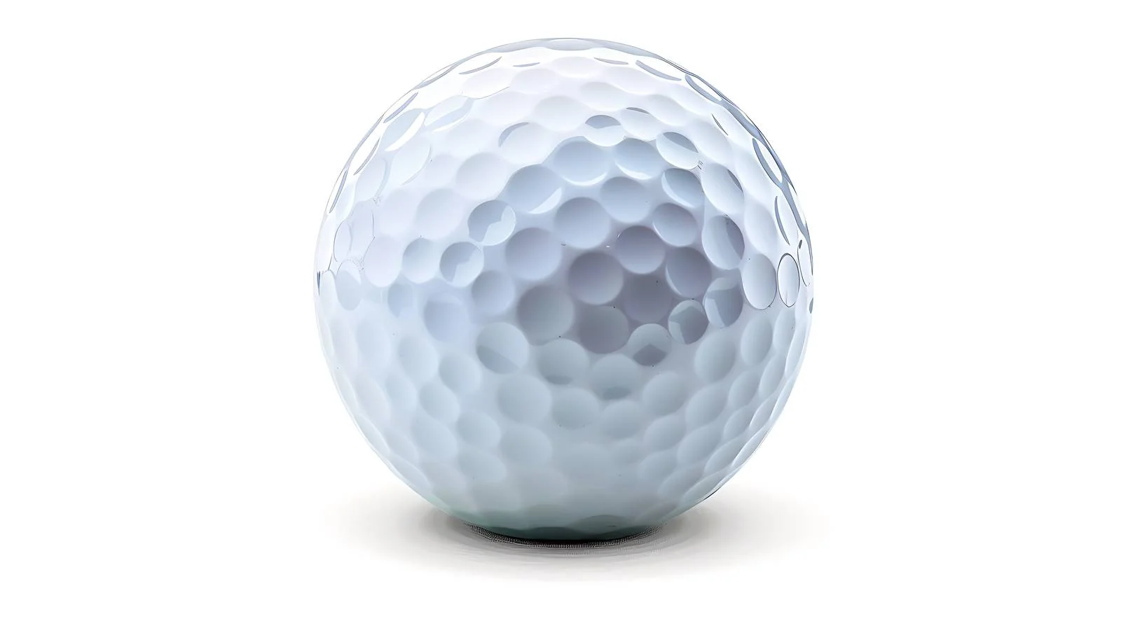 White Golf Ball with Clip Stand — free download from Dotvec