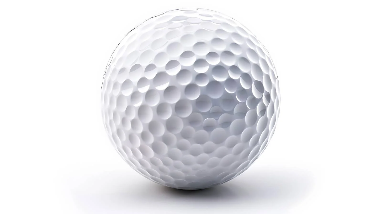 Single white golf ball on clean surface — free download from Dotvec