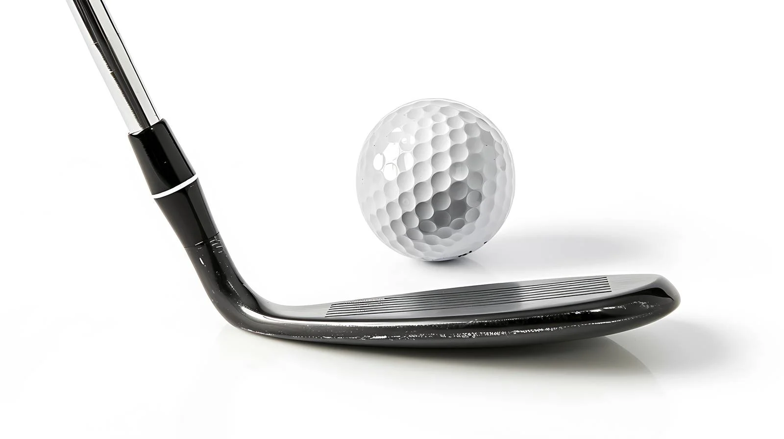 Elegant Golf Club and Ball on White — free download from Dotvec