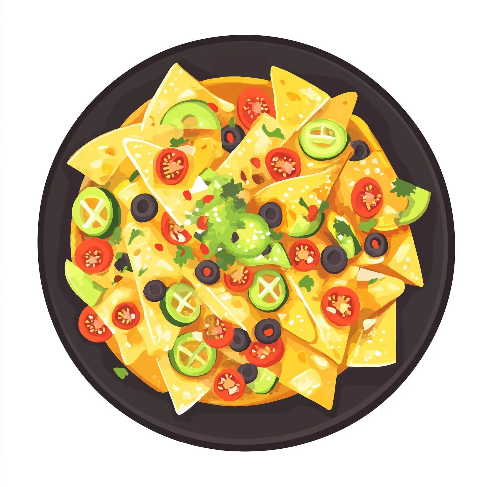 Gourmet Nachos with Fresh Vegetables — free download from Dotvec