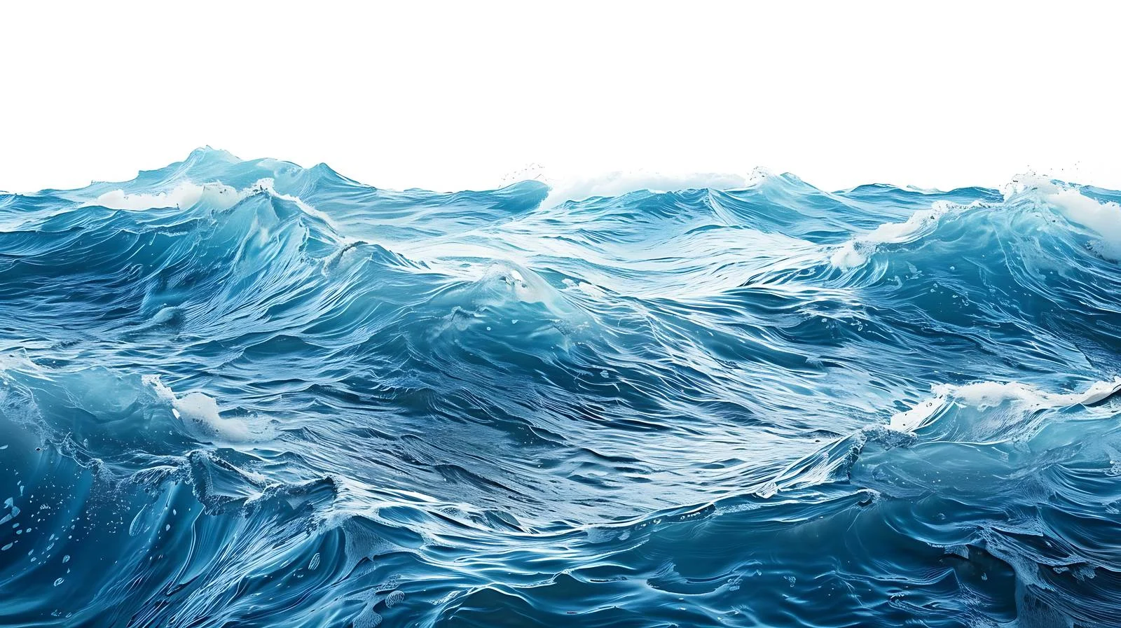 Serene Blue Ocean Waves with Clear Surface — free download from Dotvec