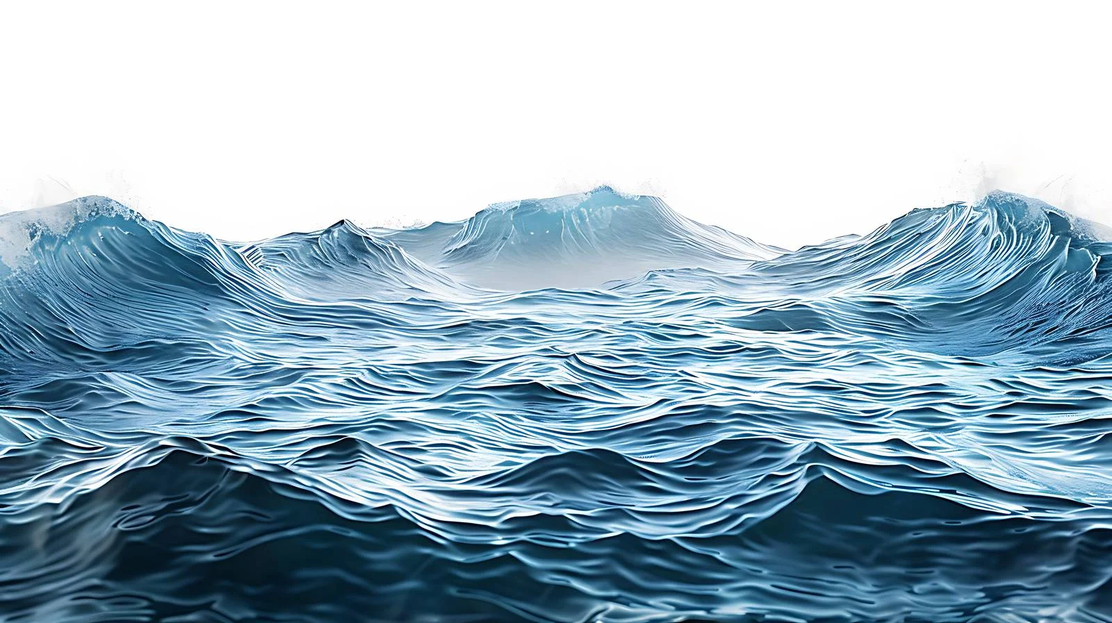 Soothing Blue Waves Caressing Water Surface — free download from Dotvec