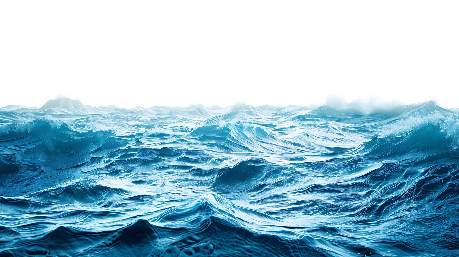 Tranquil Blue Ocean Waves Cresting Surface — free download from Dotvec
