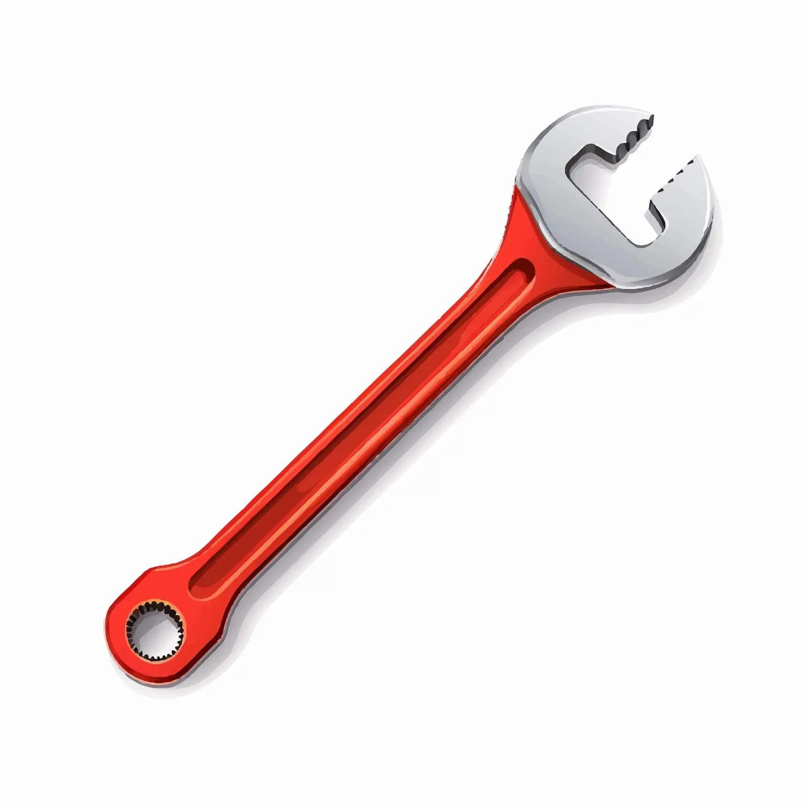 Top View Spanner on White Background – free professional use image from Dotvec