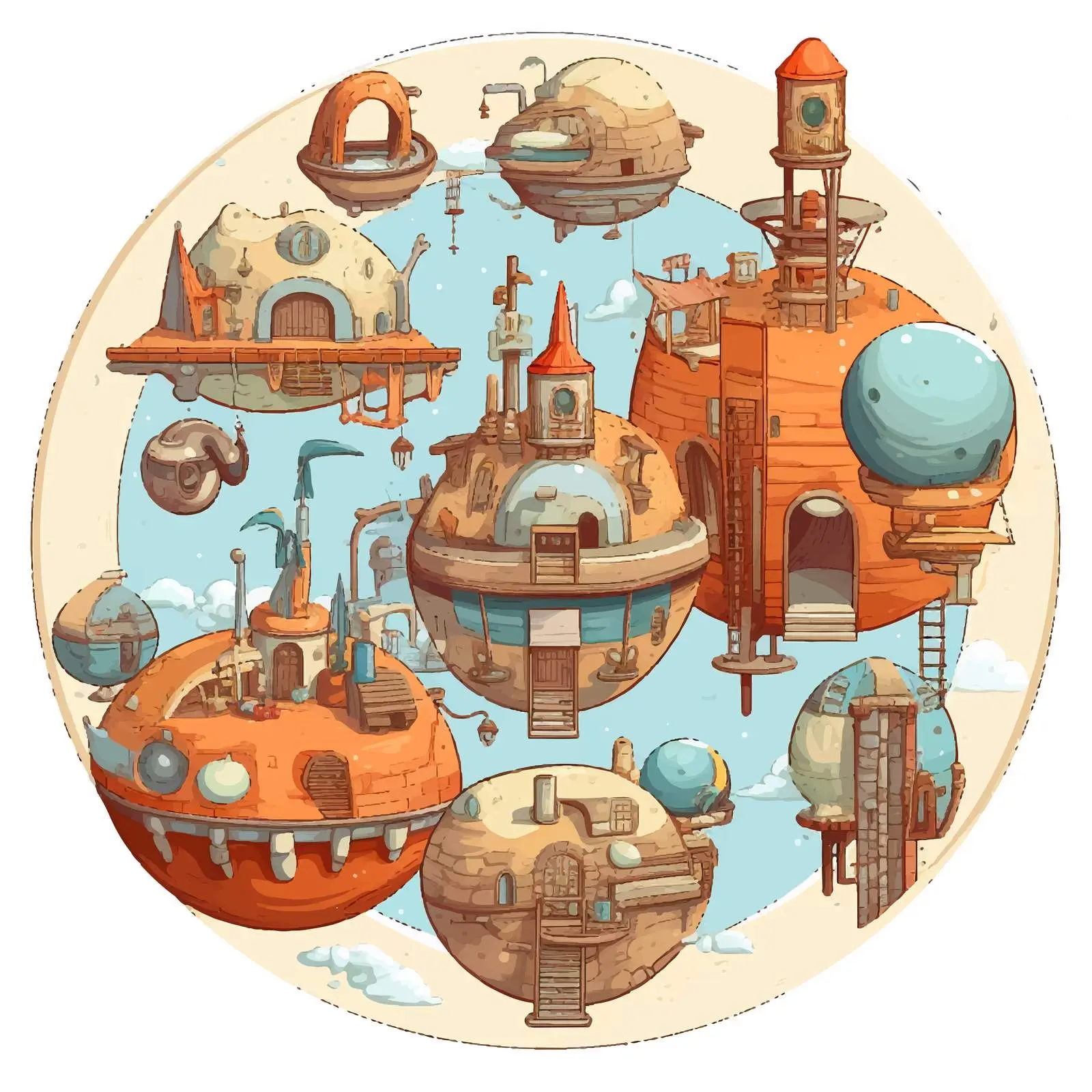 Cartoon Vector of Isolated Object on White Background — free download from Dotvec