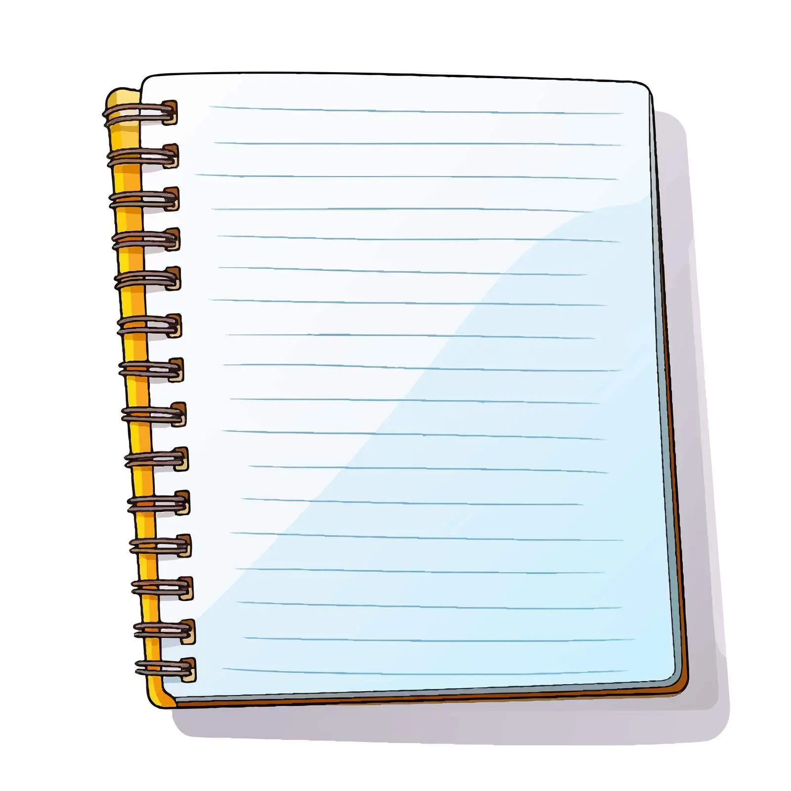 Lined Notepad with Lesson Plan Vector Design — free download from Dotvec