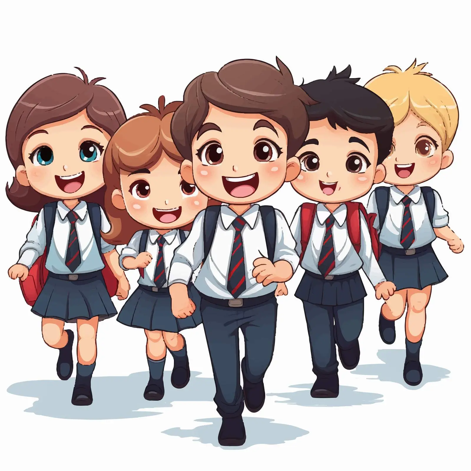 Diverse School Students Engaging in Learning — free download from Dotvec