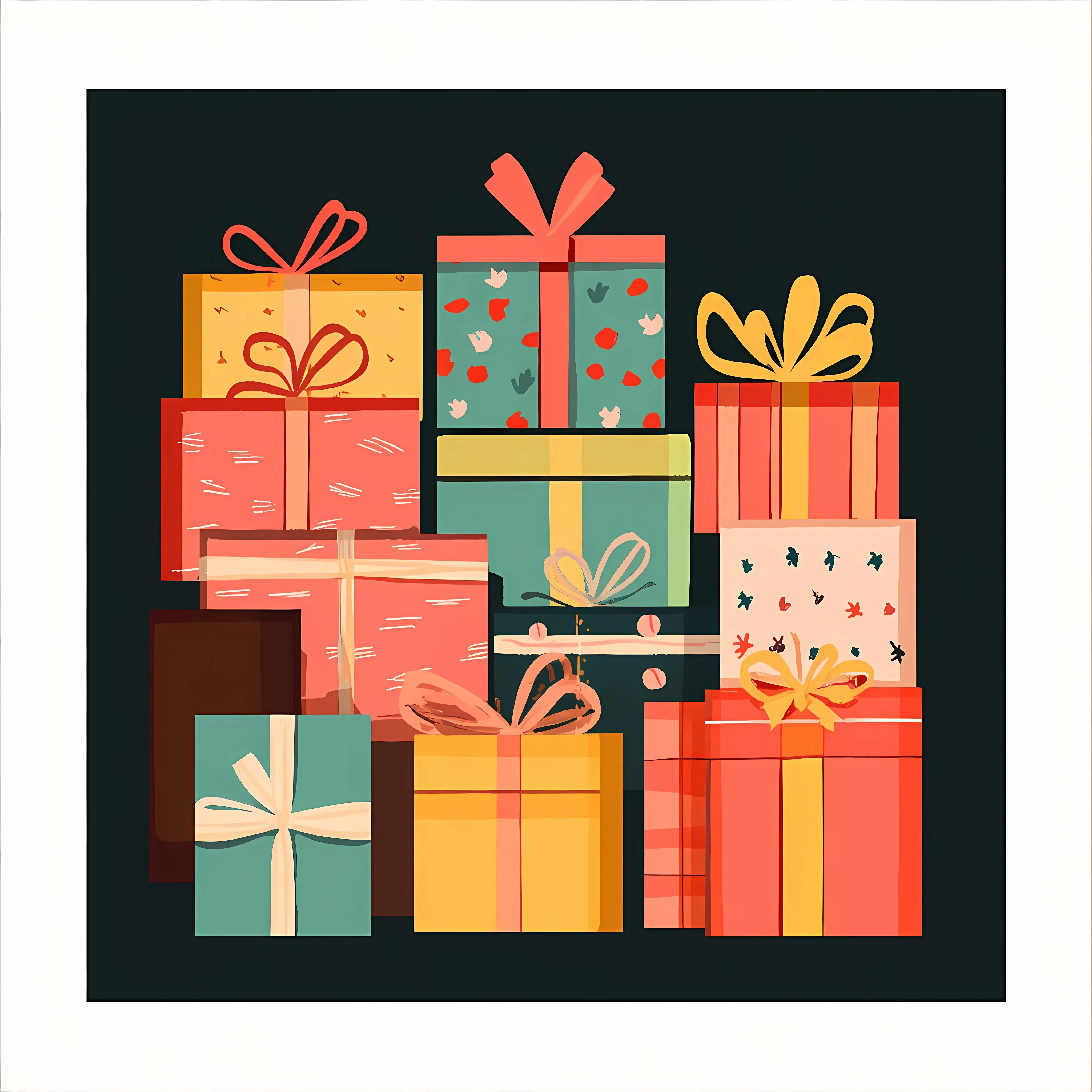 Colorful Gift Boxes of Various Sizes — free download from Dotvec
