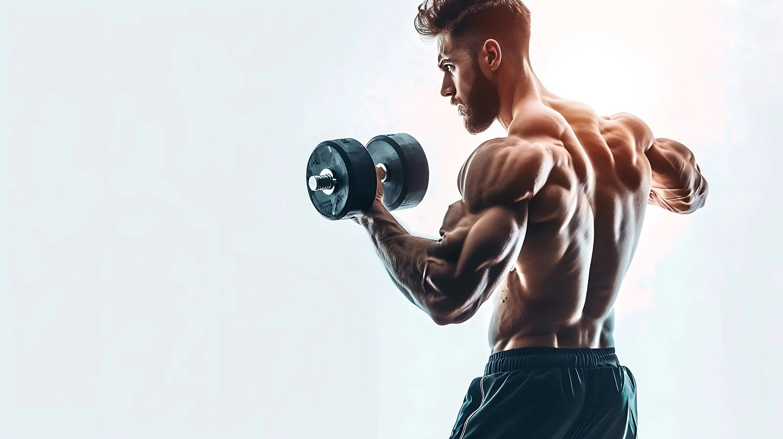 Biceps Workout in Gym – free physique image from Dotvec