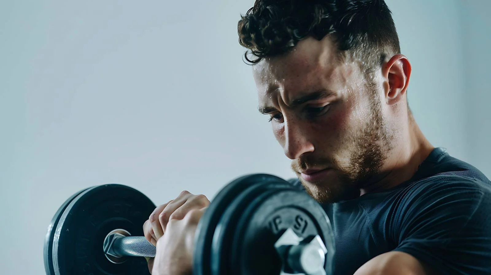 Biceps Dumbbell Gym Exercise — free download from Dotvec