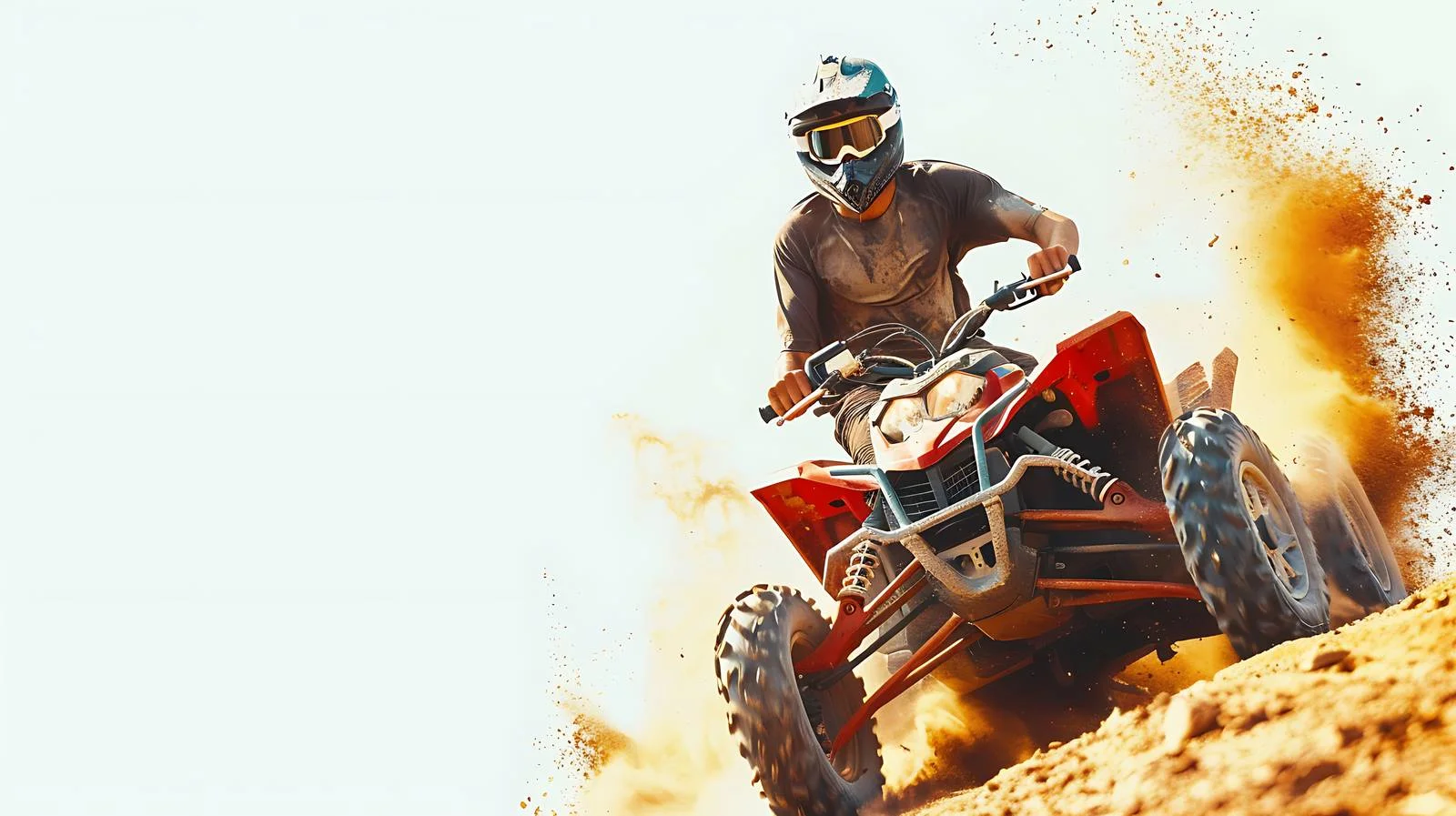 Off-Road ATV Driving on Sunny Day — free download from Dotvec