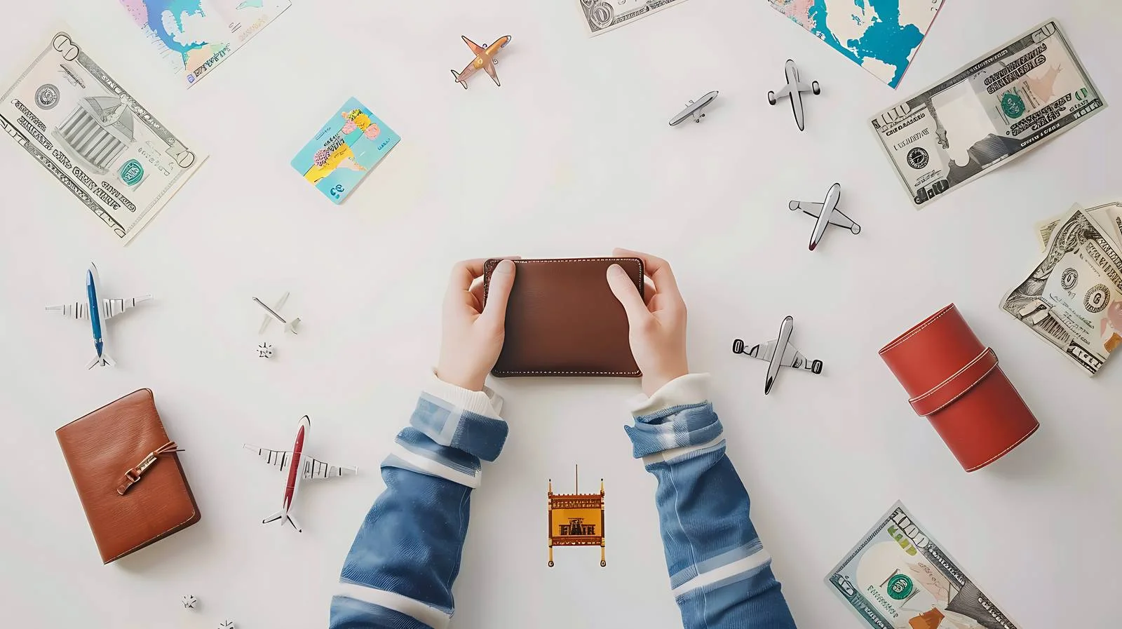 Man Examining Money for Hotel Reservation — free download from Dotvec