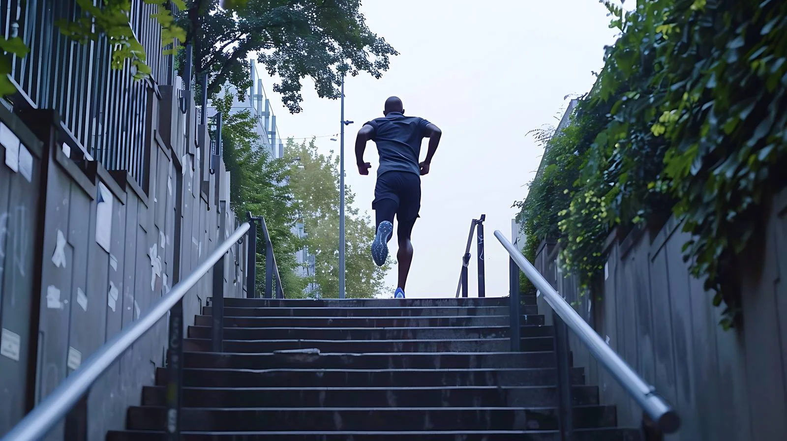 Dynamic Urban Park Staircase Runner — free download from Dotvec