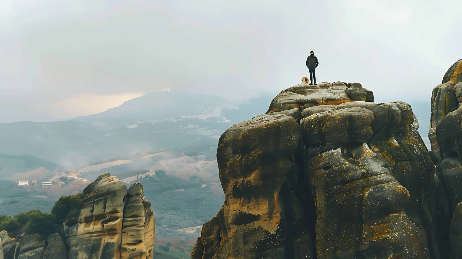 Man Admiring Rocky Mountains View — free download from Dotvec