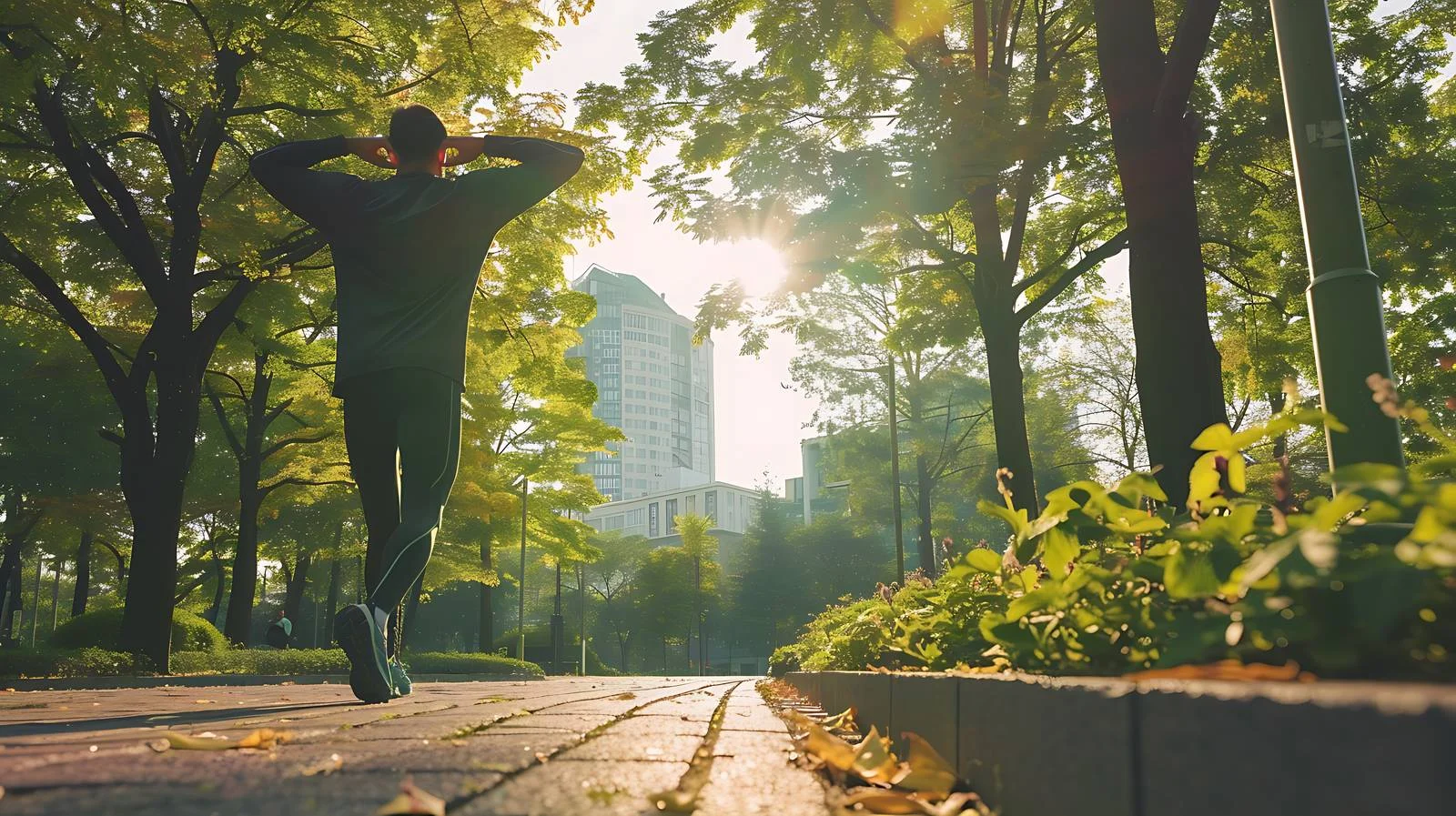 Urban Park Stretching Exercise — free download from Dotvec