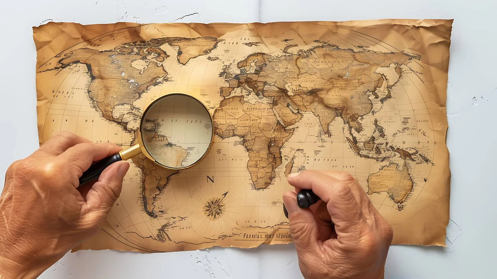 Detailed Inspection Process with Magnifying Glass — free download from Dotvec