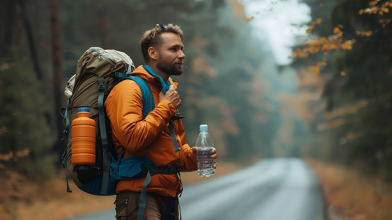 Outdoor Hiker Wiping Sweat — free download from Dotvec