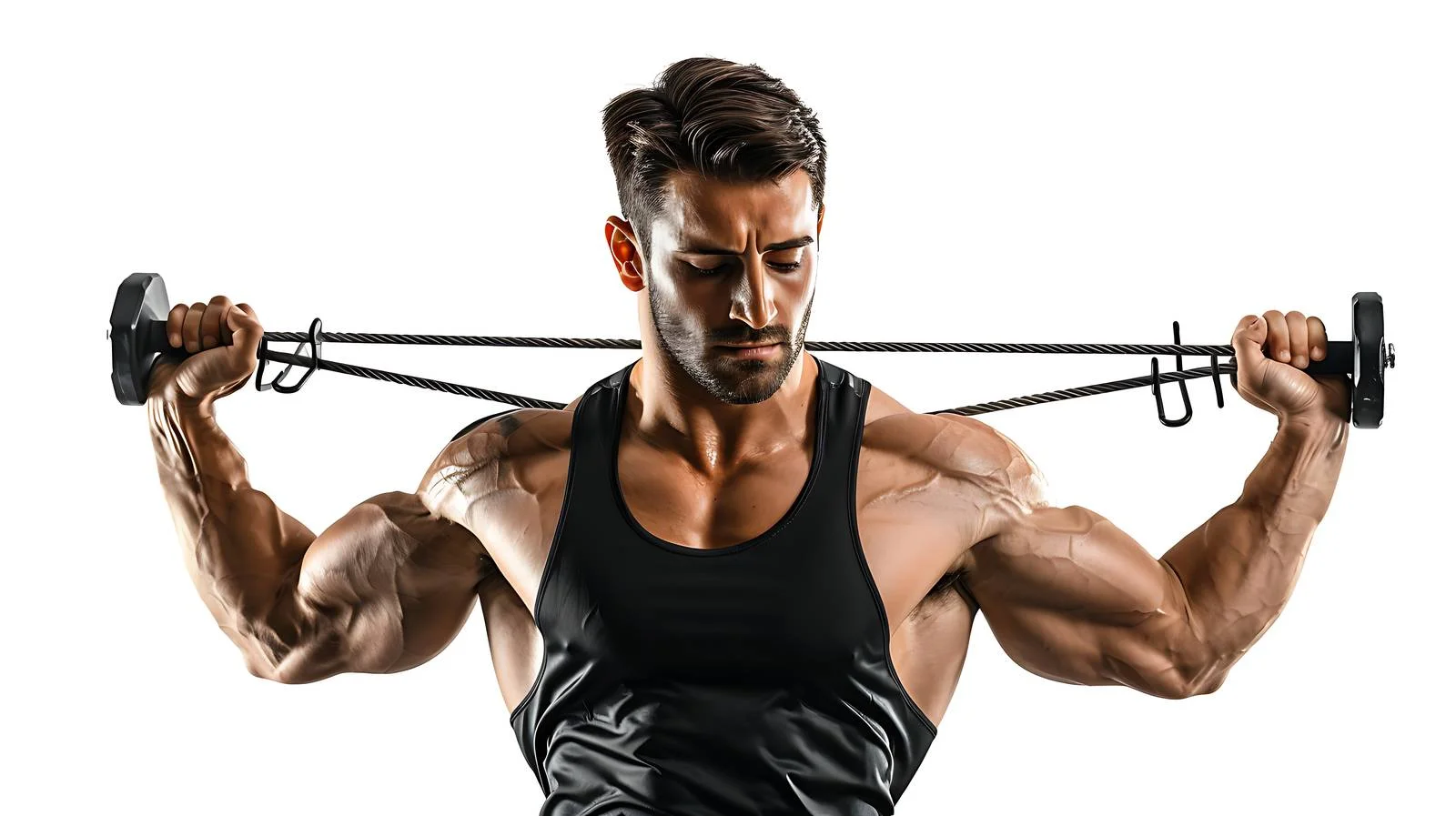 Cable Crossover Chest Workout — free download from Dotvec