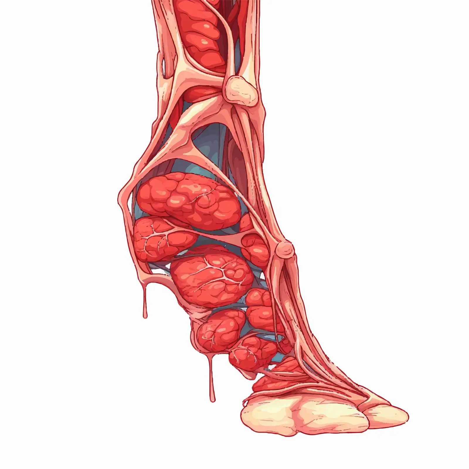 Gout Illustration in Human Anatomy Vector — free download from Dotvec