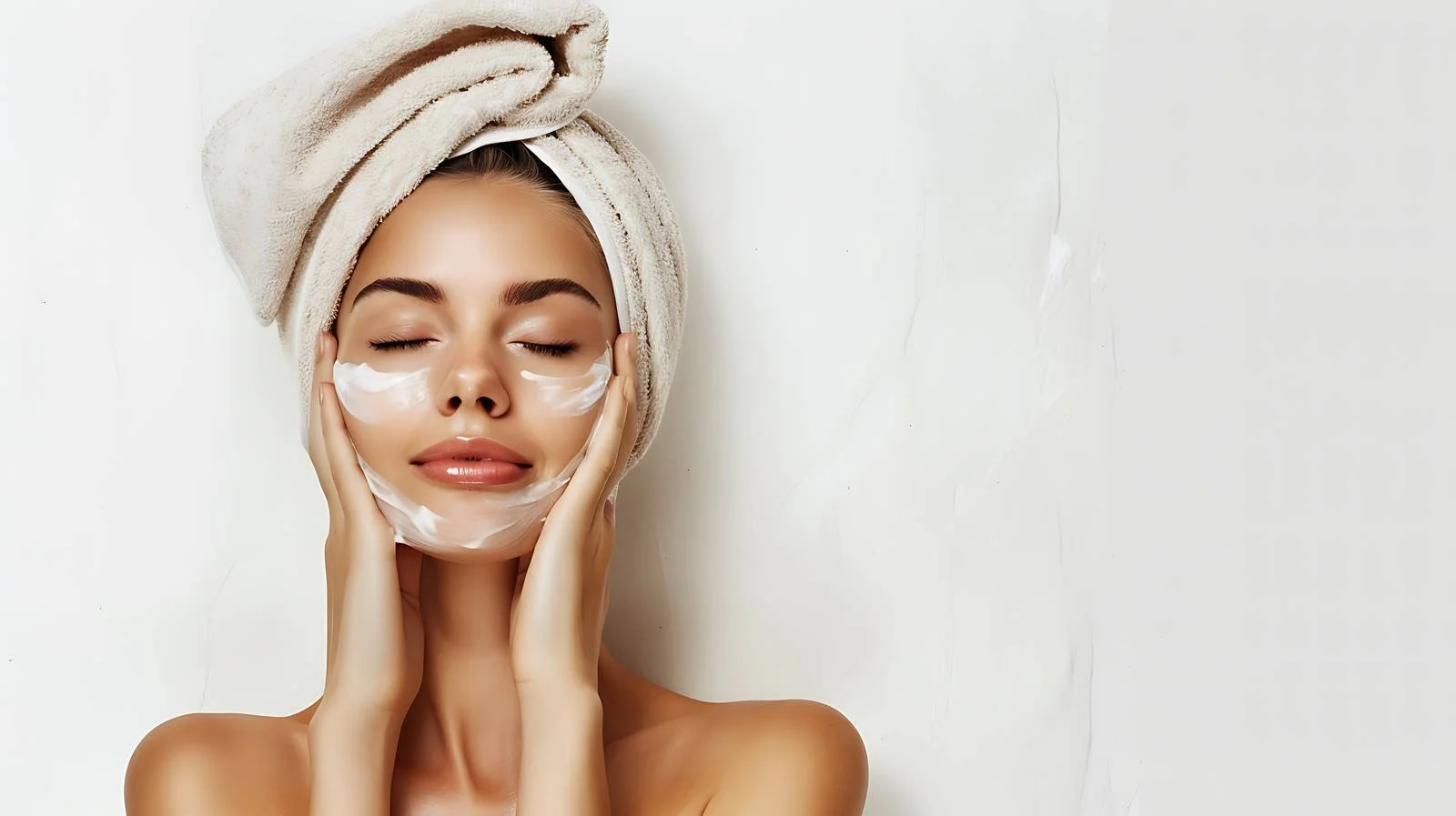 Elegant woman enjoying a serene relaxation moment — free download from Dotvec