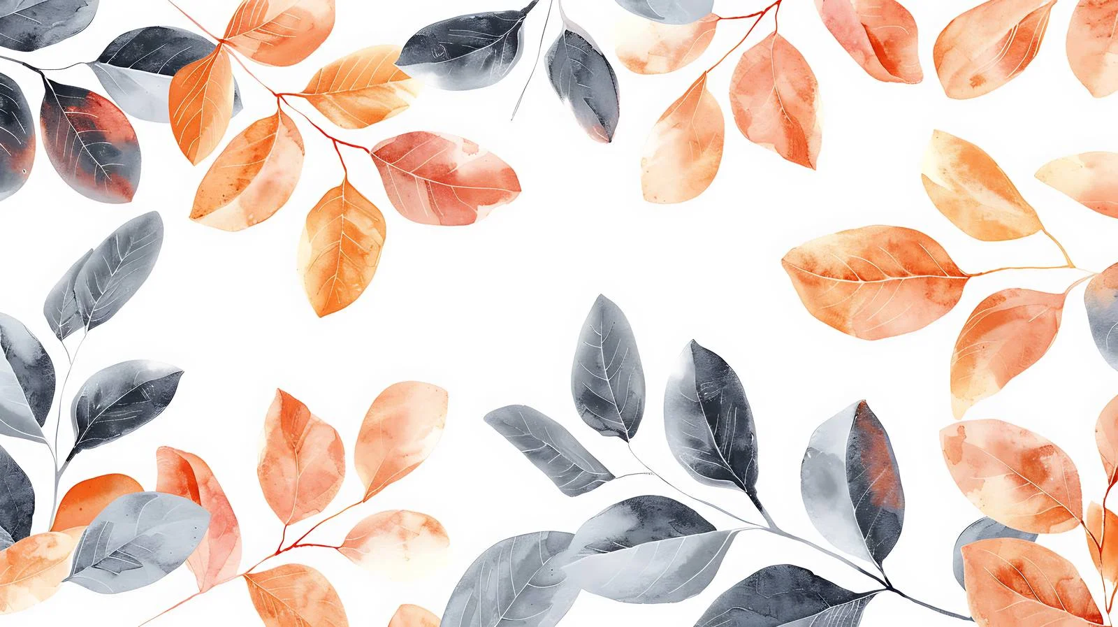 Contemporary Leaves Pattern Background — free download from Dotvec