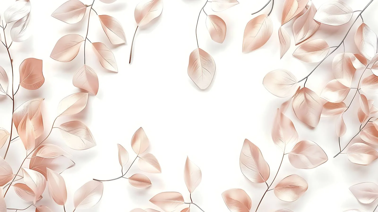 Modern Leaves and Branches Pattern Background — free download from Dotvec