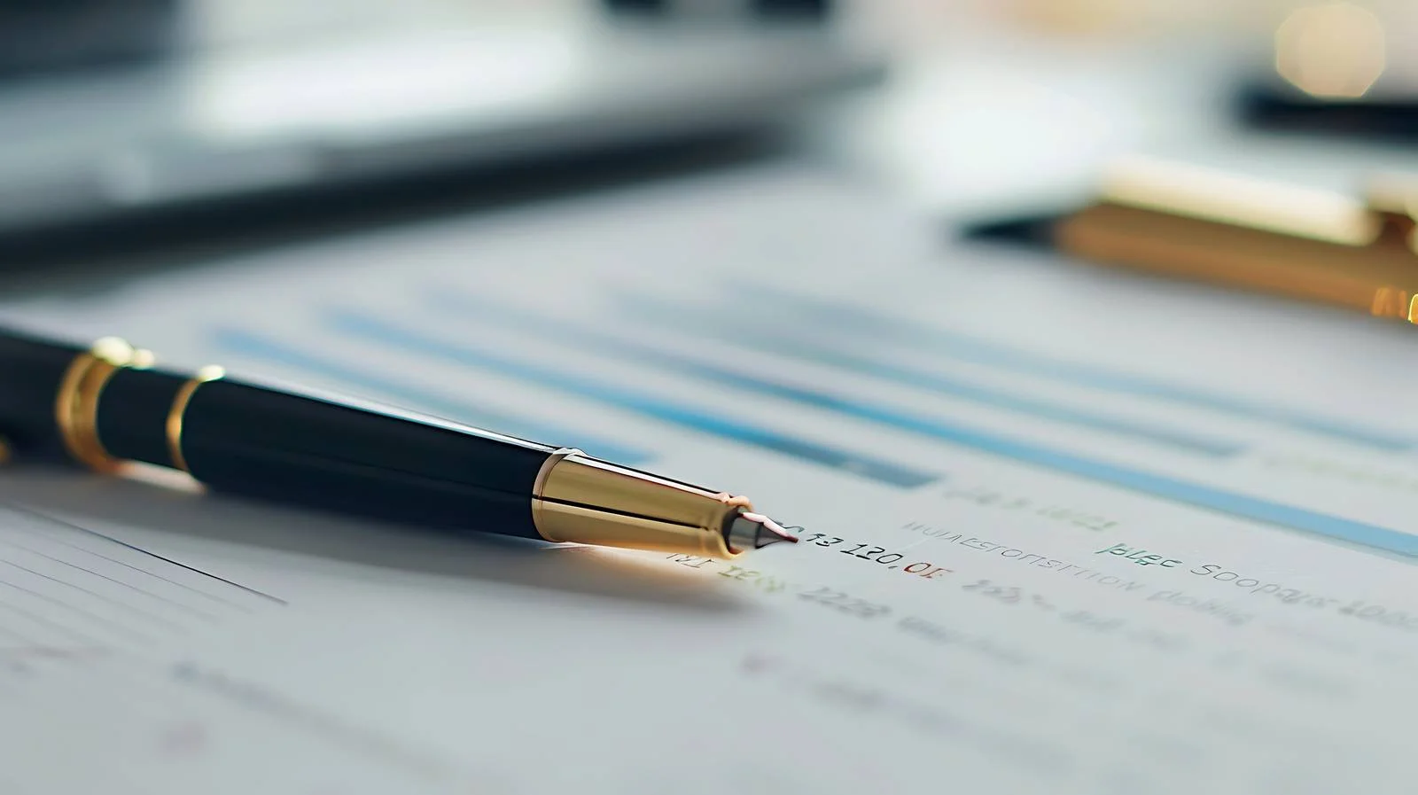 Business Document Desk Pen Report — free download from Dotvec